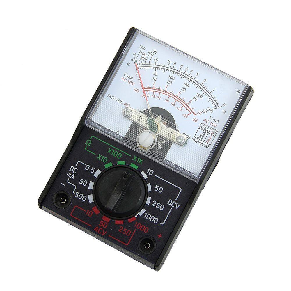 YANGS Voltage/Current Gauge with 2 Pen Test Mini Pocket Voltmeter Ammeter Multi Tester Electrical Teaching Volt Tester Multimeter DC/AC Voltmeter Pointer Multimeter DC/AC Current Meter
