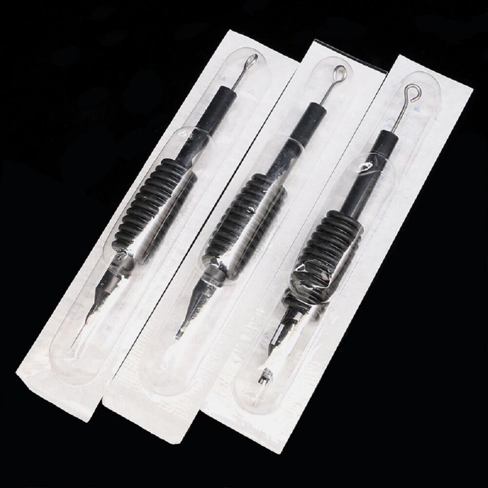 Disposable Black Sterile Tattoo Needle Tip, Silicone Grip Tip Holder Rl Rs Rm, Supplies For Tattoo Machine