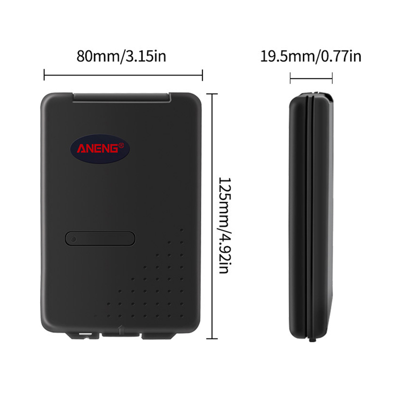 Ashowner Card Type Multimeter Multi-function Digital Display High Precision Universal Meter Portable Voltage Digital Multimeter Pocket