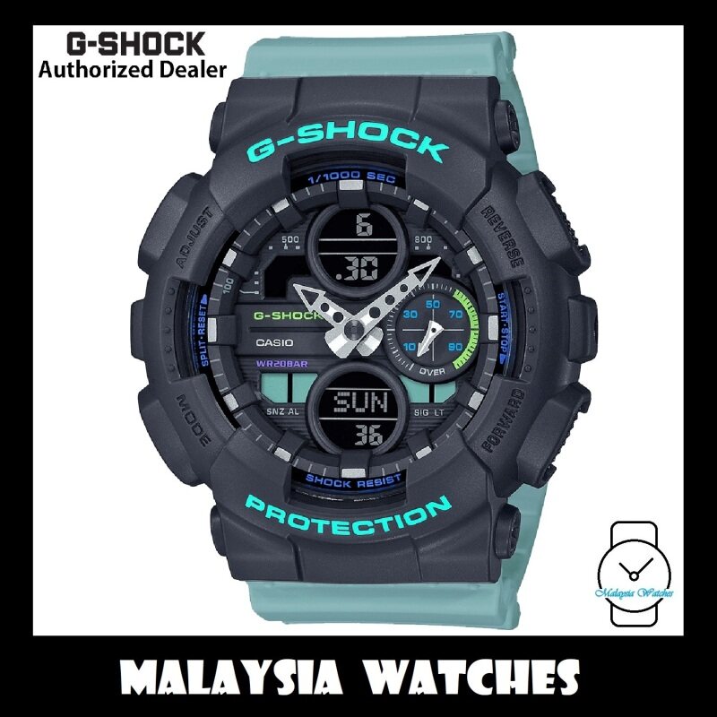 (OFFICIAL WARRANTY) Casio G-Shock GMA-S140-2A S Series Analog-Digital Blue Resin Watch GMAS140 GMAS140-2A GMAS140-2ADR GMA-S140-2ADR Malaysia