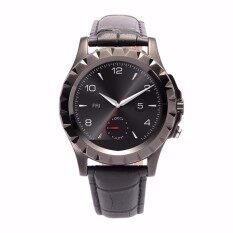 2016 Baru Smartwatch No.1 Berjemur S2 Bulat Layar Jam Tangan Bluetooth untuk Samsung Xiaomi Huawei iPhone 6/5 S IOS Android Smartphone (Kulit Hitam)