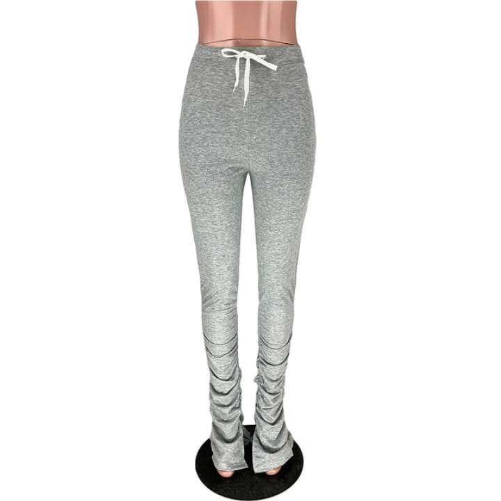plus size stacked sweatpants