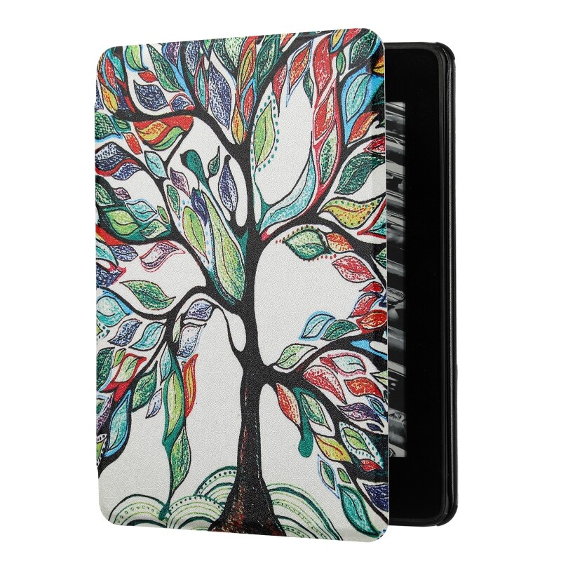 For Smart E-Reader for Case Foldable PU Leather Back Cover for w/ Auto Wake Sleep Function for Kinde Paperwhite 5 2021 1