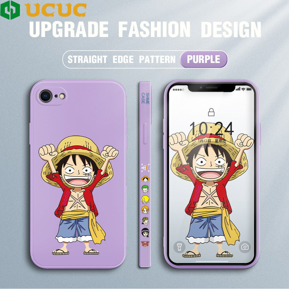 Ốp UCUC, Dành Cho iPhone 6 6S 6 Plus 6sPlus7 8Plus 7S 8S Plus /Ốp Lưng iPhone SE 2020 Vỏ Silicon Lỏng Họa Tiết CẠNH VUÔNG Thiết Kế Bên Ốp Bảo Vệ Chống Sốc Toàn Bộ Máy Ảnh
