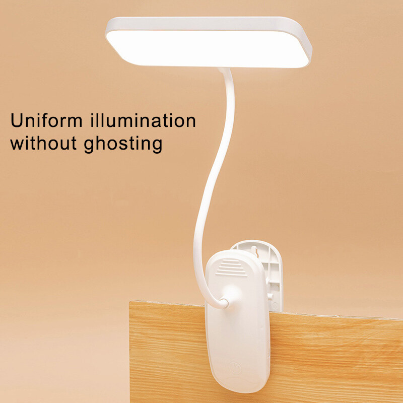 JJT Đèn bàn LED đèn đọc sách đèn bàn Đèn bàn kẹp LED dùng cho mắt học tập, đèn sạc cắm điện bàn đọc sách cho ký túc xá sinh viên.