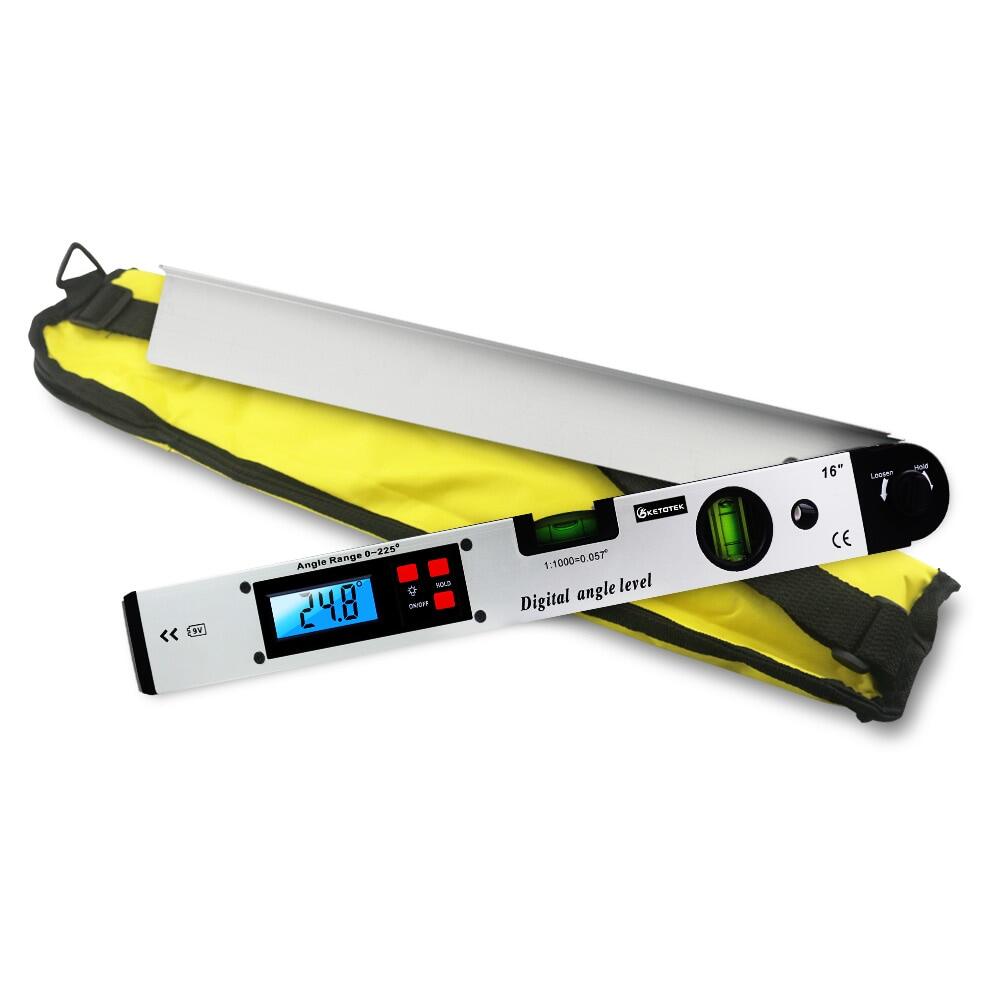 From ThailandDigital Goniometer ไม้โปรแทรกเตอร์อิเล็กทรอนิกส์ 225 องศา Finder มุม 400 มม. เครื่องวัดระดับ Inclinometer ไม้บรรทัด