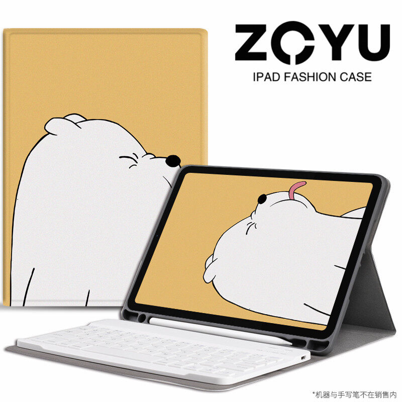 ZOYU iPad case Keyboard cute cover keyboard cover combination ipad case kids for Apple iPad 2021 2020 Pro 11 12.9 2018 Pro11 iPad 10.2 7th gen 2019 8th gen 2020 9.7 2017 2018 5th gen 6th gen Air 1 2 10.9 Air 4 Pro 10.5 Air 3 mini 4 5 With pen slot