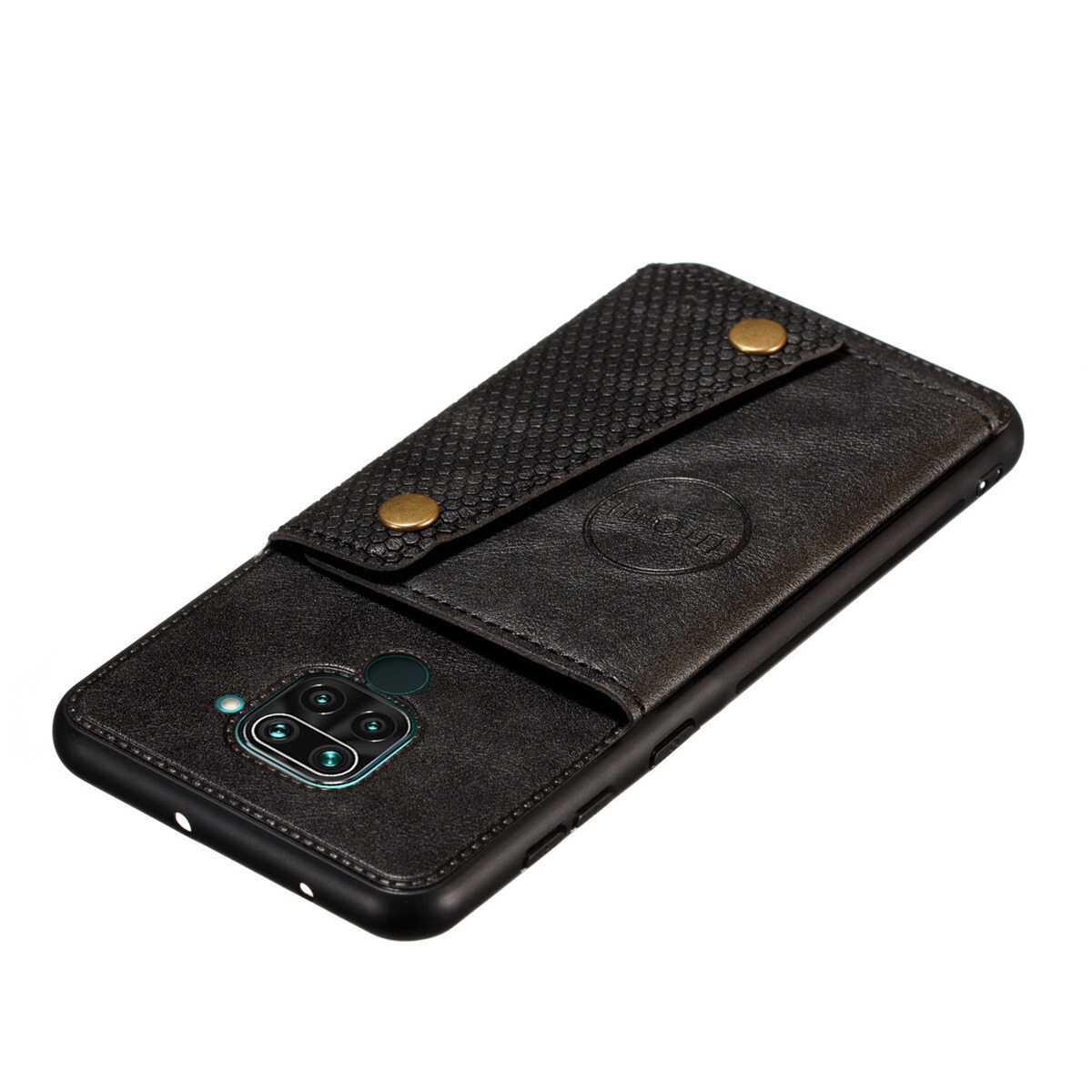 Cho Redmi Note 9 9S Pro Max da trường hợp nhiều Folio lật Bìa Wallet trở lại trường hợp vỏ, có thể làm việc với gắn trên xe hơi, ẩn thẻ tín dụng ID khe giữ, retro nút kim loại clasp, đứng hỗ trợ