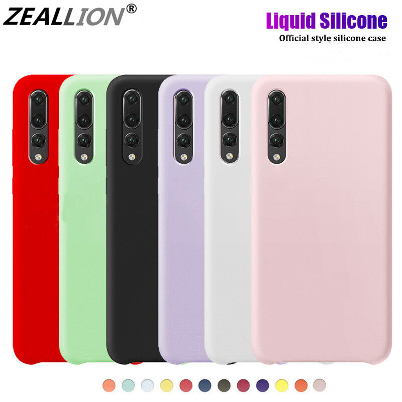 Zeallion for  [Huawei Honor Play] Liquid Silicone Rubber Soft TPU Back Cover Baby-Skin Ultra Thin Shockproof Protective Shell Phone Case