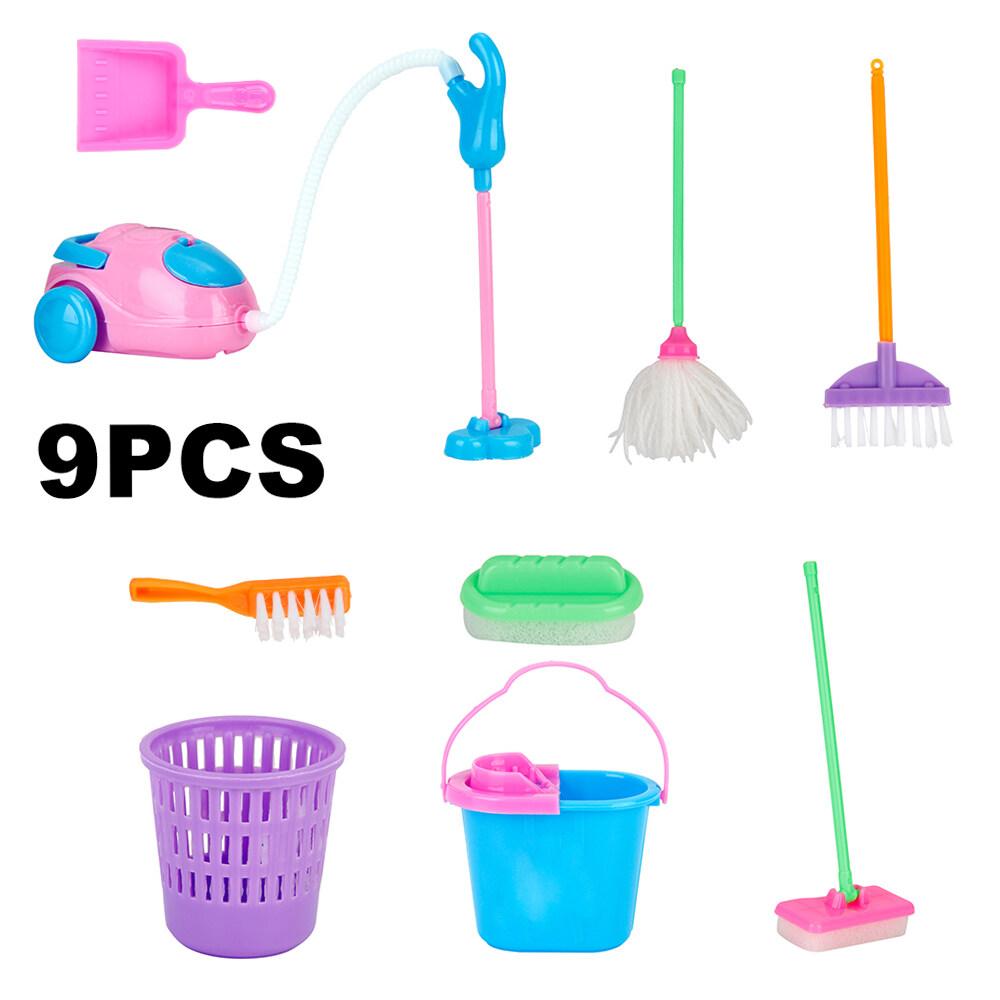 barbie cleaning set