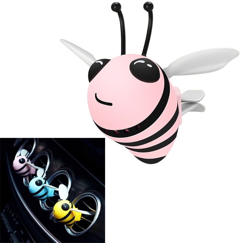 Perfume Diffuser Decor Clips Colorful Bees with Fragrant Slice Air Freshener Auto Accessories Solid Perfume