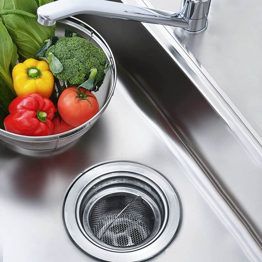 Kính Lọc Anglebabylife Bộ Lọc Bồn Rửa Nhà Bếp Mắt Lưới Inox Chén Lọc Chậu Rửa
