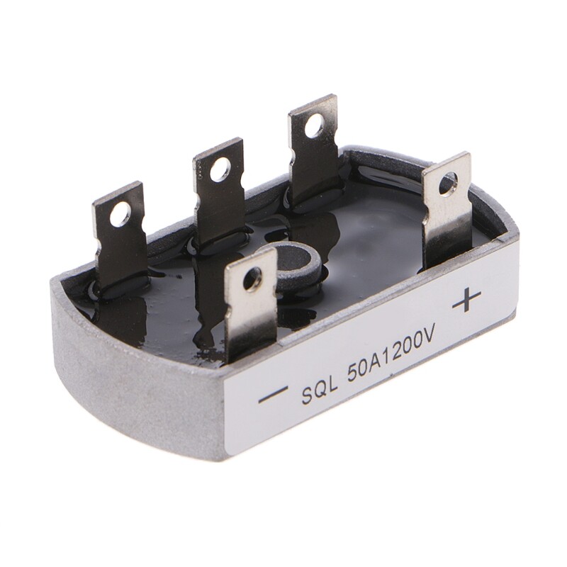 50a 1200v aluminum metal for case 3 phase diode bridge rectifier 50amp sql50a mo