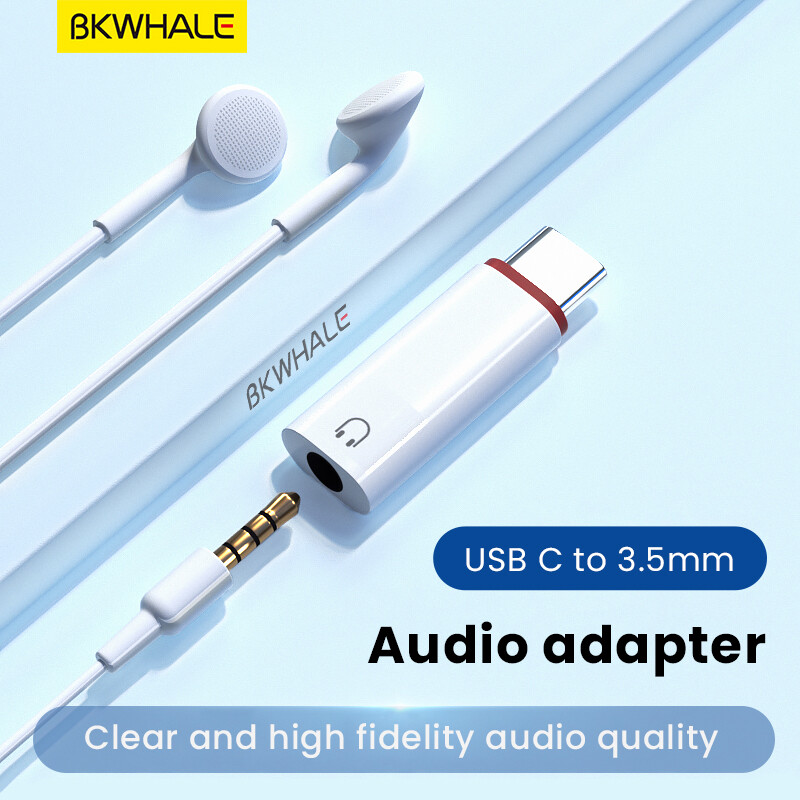 BKWHALE TC1 / T1 Loại C đến 3.5mm Jack Converter Tai nghe Audio Adapter