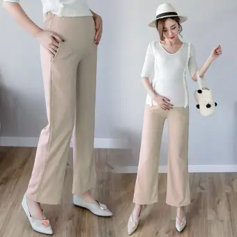 cotton wide leg pants