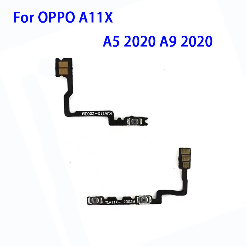 For OPPO A11 A11X A5 2020 A9 2020 Power on / off Switch Button Side Volume Up Down Buttons Flex Cable Replacement Parts