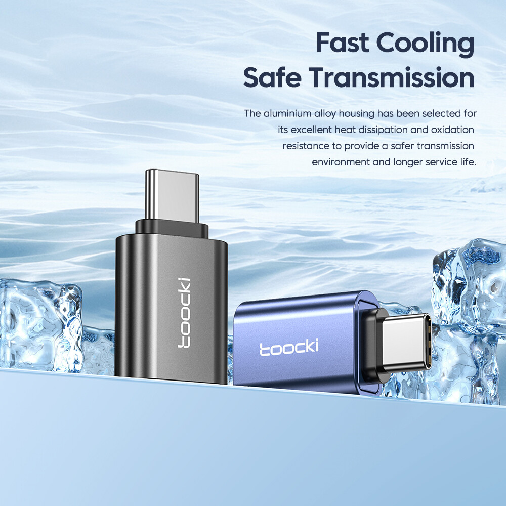 Toocki Bộ Chuyển Đổi OTG Loại C USB3.0 Chuyển Đổi Bộ Chuyển Đổi Đầu Cái Micro USB C Sang Loại C