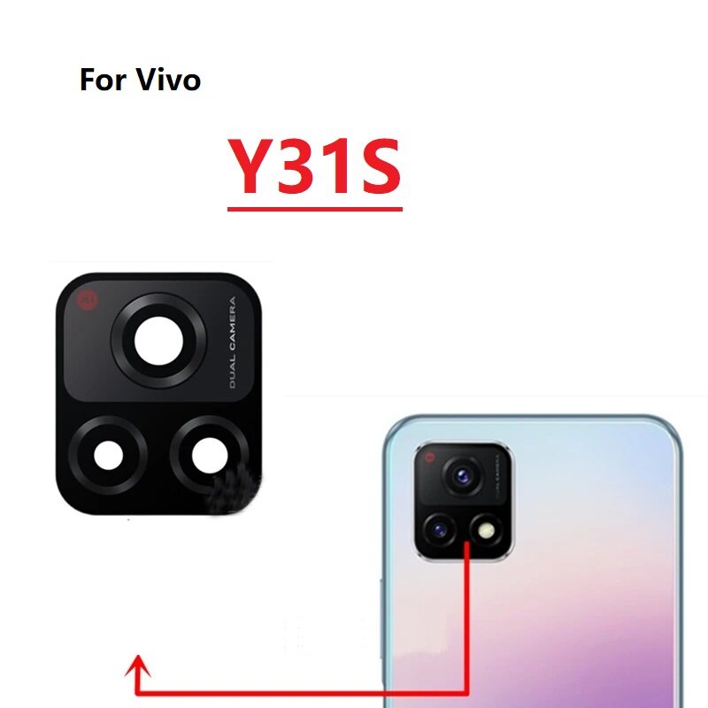 vivo y20i back camera glass