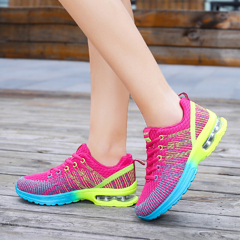 High Quality Women Fitness Workout Trail Running Shoes Comfortable Sport Gym Jogging Walking Sneakers
