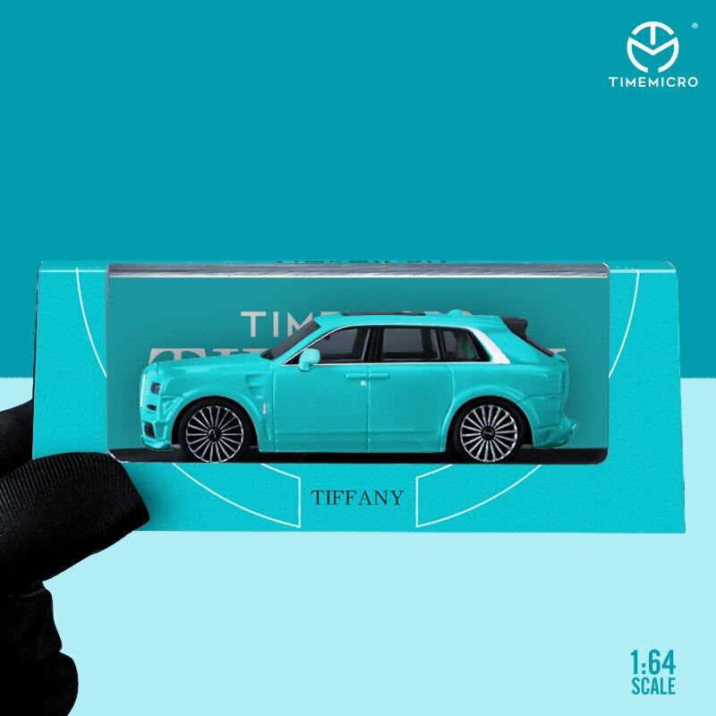 Timemicro 1:64 Rolls-Royce Cullinan Tiffany Blue Simulation Model Car