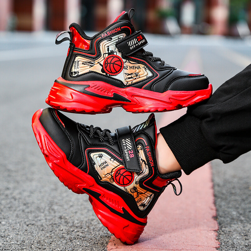 high cut basketball shoes for boys Basketball shoes for kids original jogging shoes for kids sport shoes for kids girl Sport shoes kids korean style kasut kanak lelaki Murah Magrwvel Irbuon Mpan Ave angeros