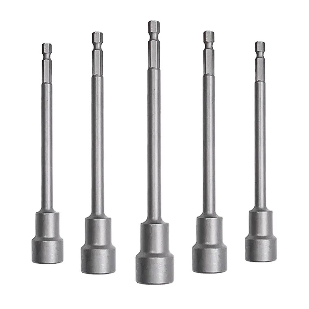 Toolstar 1Pcs 150mm Extension Socket Wrench Hexagon Nut Driver Drill Bit Adapter 5.5-19mm