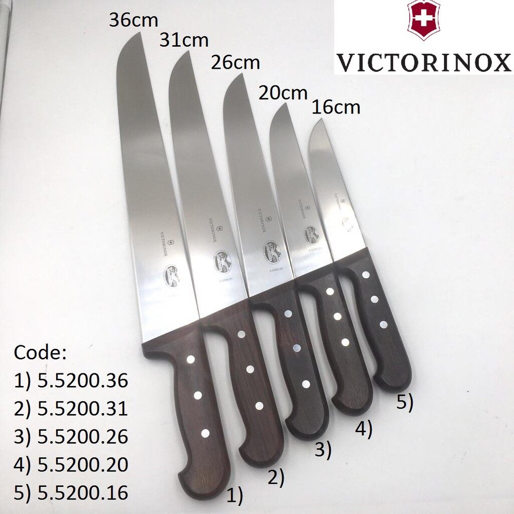 VICTORINOX ROSEWOOD BUTCHER KNIFE 5.5200.16 5.5200.20 5.5200.26 5.5200.31 5.5200.36 Lazada