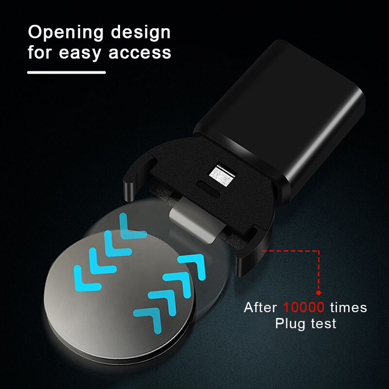 TrailB Button Battery Charger Door Open Reminder Charger Mini Button Battery TYPE-C Joint Mini Smart USB Charger