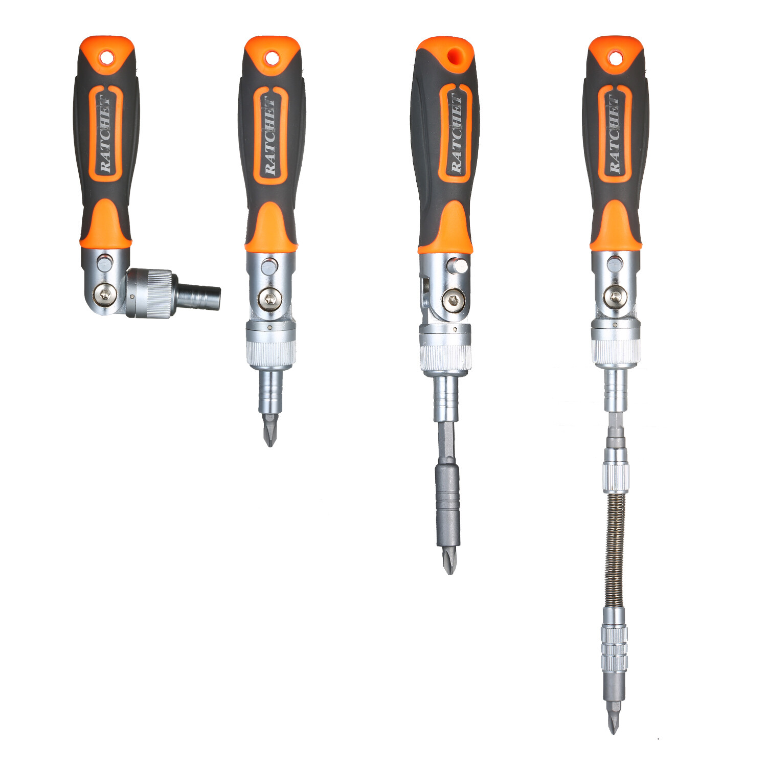 38pc Precision Ratchet Screwdriver Bit Set Magnetic Screwdrivers Kit Electronics Repair Tool Kit with Flexible Shaft Extension Rod for Phone Laptop Watch and Other Electronic Devices