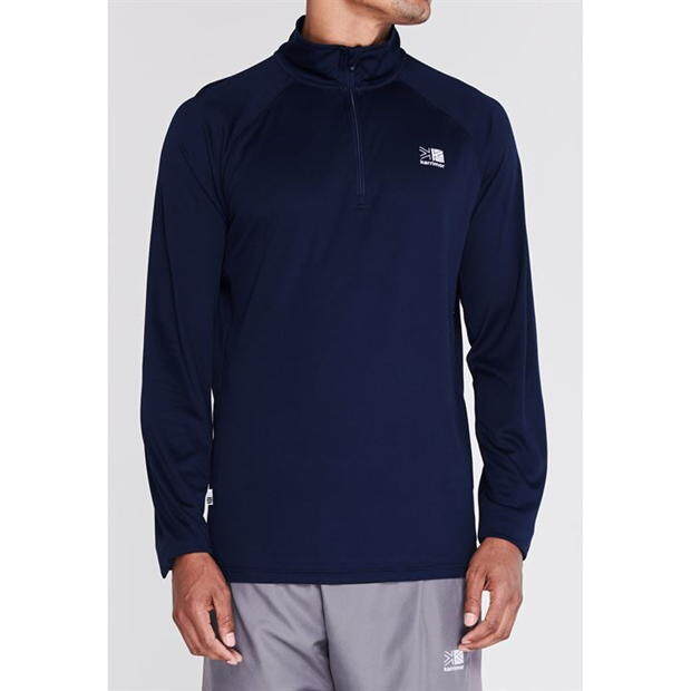 Karrimor Mens Quarter Zip Running Top Long Sleeve