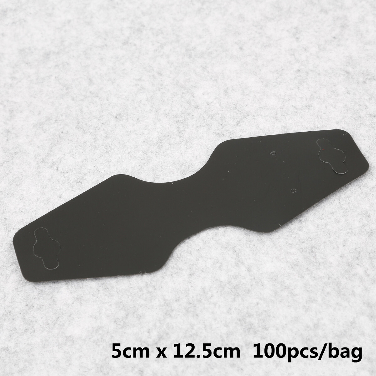 100pcs/Bag Kraft Paper Hair Band Card Packing PVC Tags Jewelry Display Cards Earring Bracelet Necklace Hanging Cards