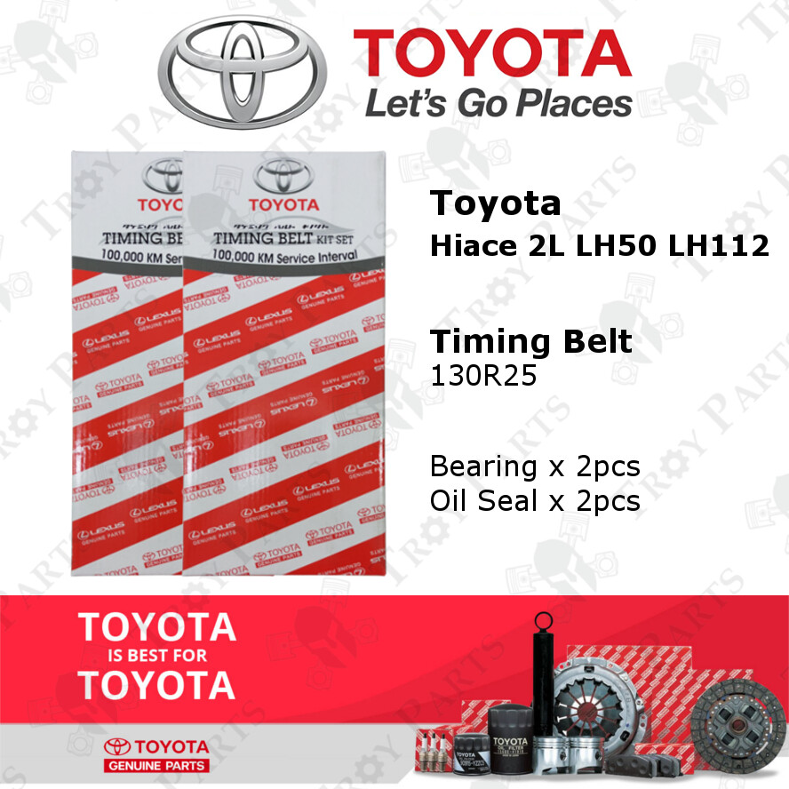 Toyota 100K Timing Belt Kit Set 1356859027 for Hiace 2L LH50 LH112