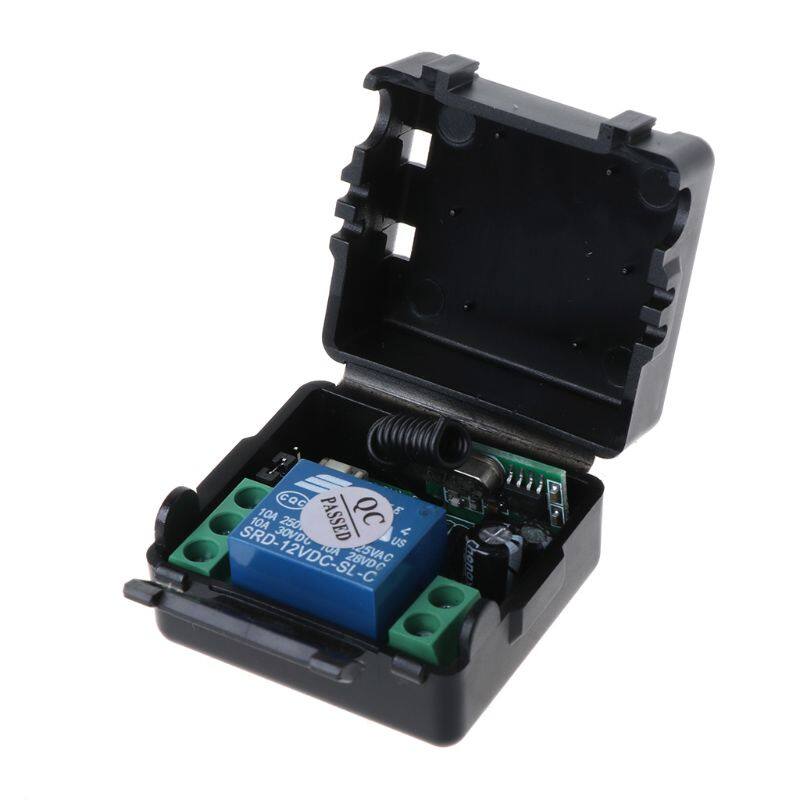 1Set DC12V-24V Wireless Remote Control Switch 2CH Relay Receiver Module RF Transmitter 315Mhz/433Mhz