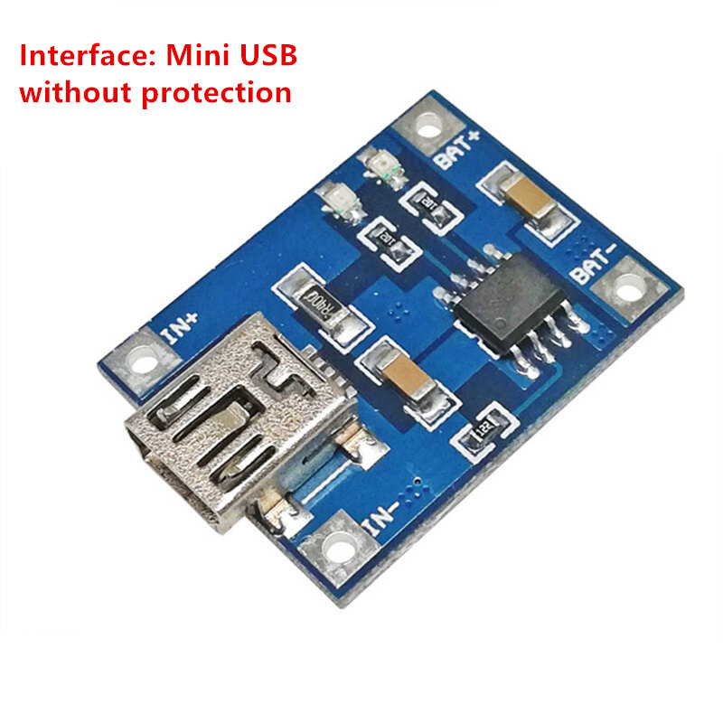 Mini micro type-c usb 5v 1a 18650 tp4056 pin sạc mô-đun sạc với chức năng bảo vệ kép 1a li-ion