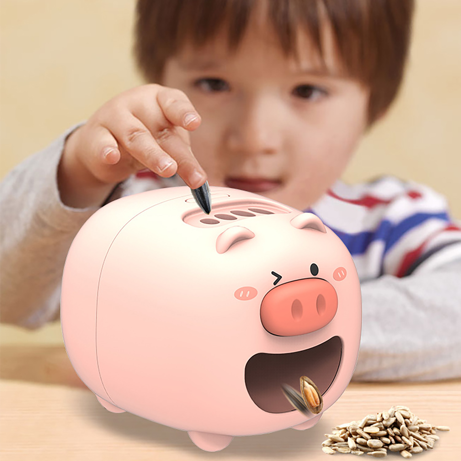 Licao Lighting Electric Melon Seed Machine Automatic Efficient Artifact Mini Electric Lazy Nut Peeler for Home Electric Sunflower Seed