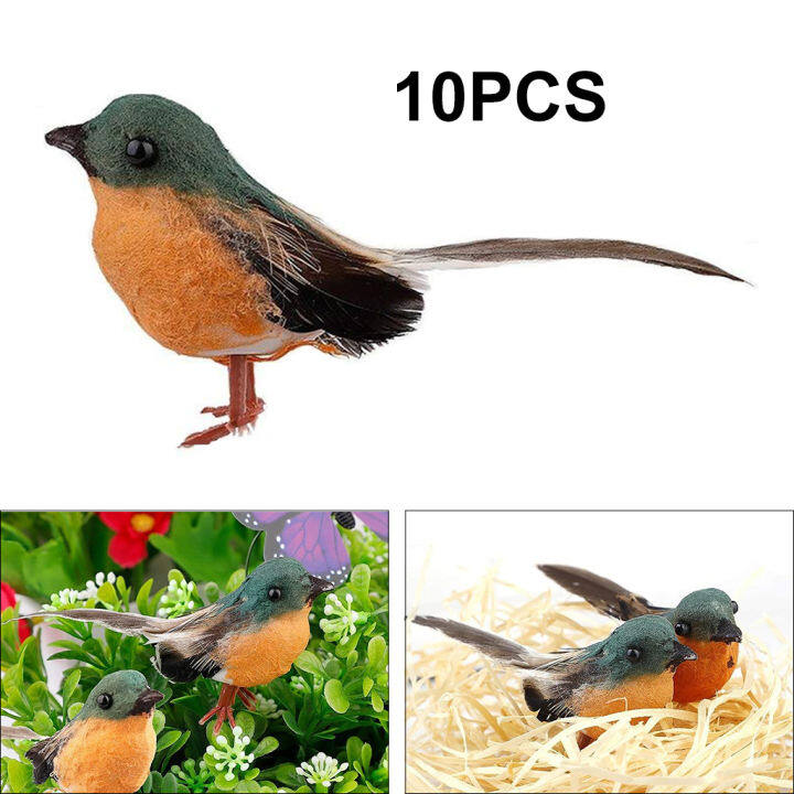 Miracle Shining 10pcs Artificial Red Cardinal Birds For Centerpieces Home Garden Decor Lazada Ph