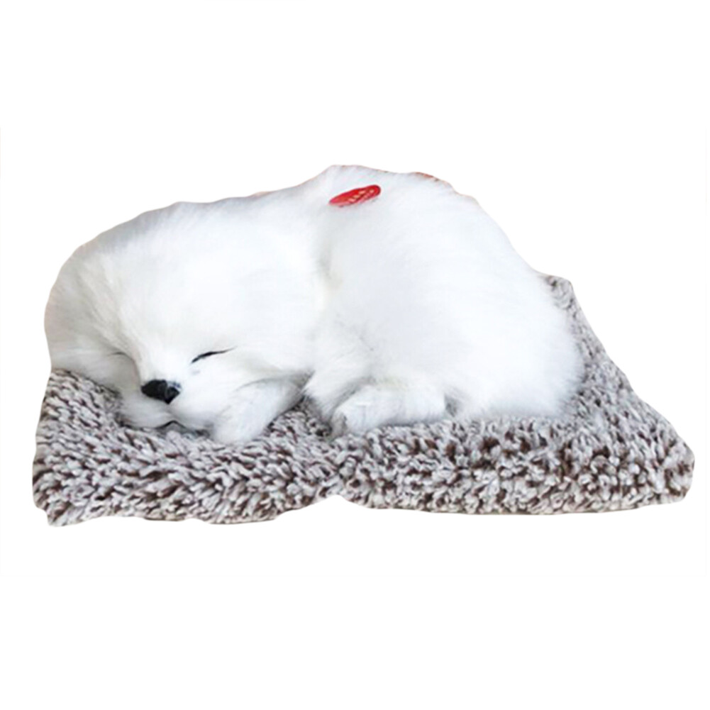 Simulation Labrador Husky Bark Dog Activated Carbon Plush Toy Car Interior Decor