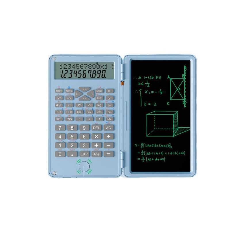 JJT calculator 2in1 Standard Scientific Calculator Versatile calculator for the small office exam handwriting board Handwriting accounting Use a computer for commercial teaching