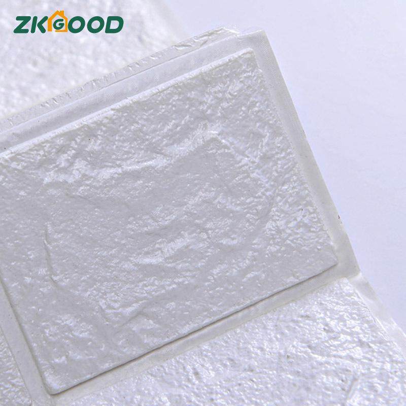 Zkgood DIY Tự Dính 3D Dán Tường Trang Trí Phòng Ngủ Xốp Giấy Dán Tường Gạch Phòng Khách Miếng Dán