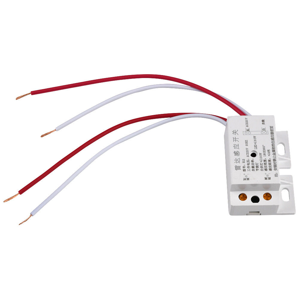 220V Auto Infrared Body Motion Sensor PIR Sensing Switch Microwave Radar Sensor