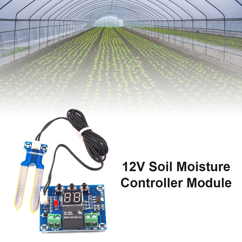 XH-M214 12V Digital Soil Humidity Sensor Controller Professional Irrigation Automatic Water