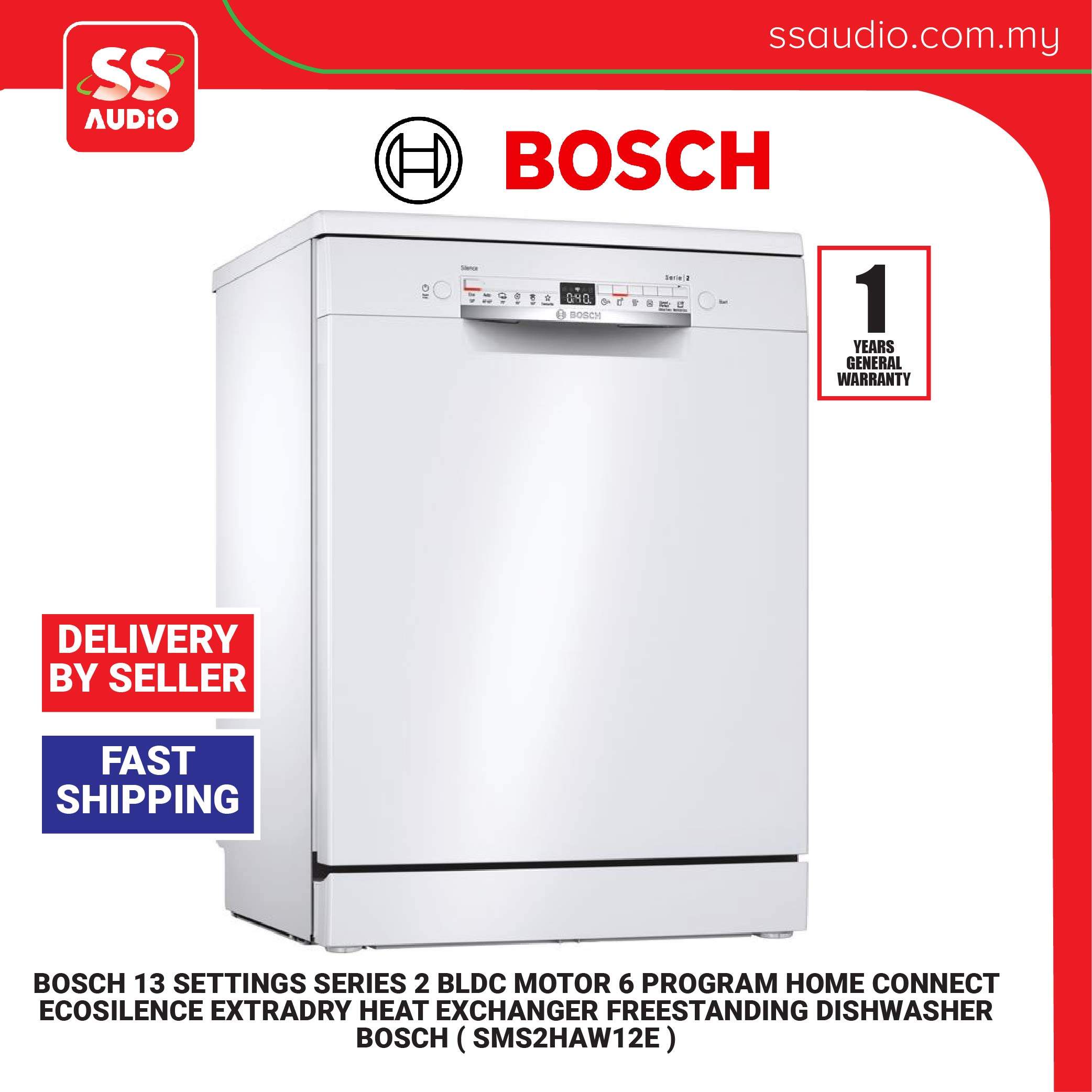 DELIVERY BY SELLER 】Bosch Series Free Standing 60cm Dishwasher