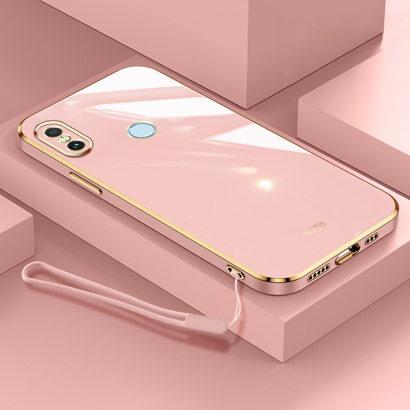 YBD Plating phone Case For Xiaomi Redmi Note 5 Casing Precise Camera Protection cases Luxury Straight Edge Cover