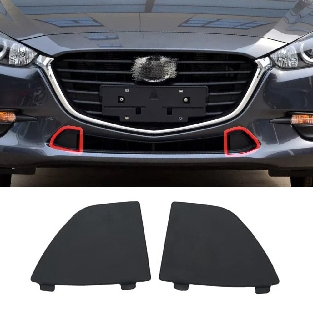 BETOP Car Front Lower Bumper Tow Hook Eye Cover Grille Caps For Mazda 3