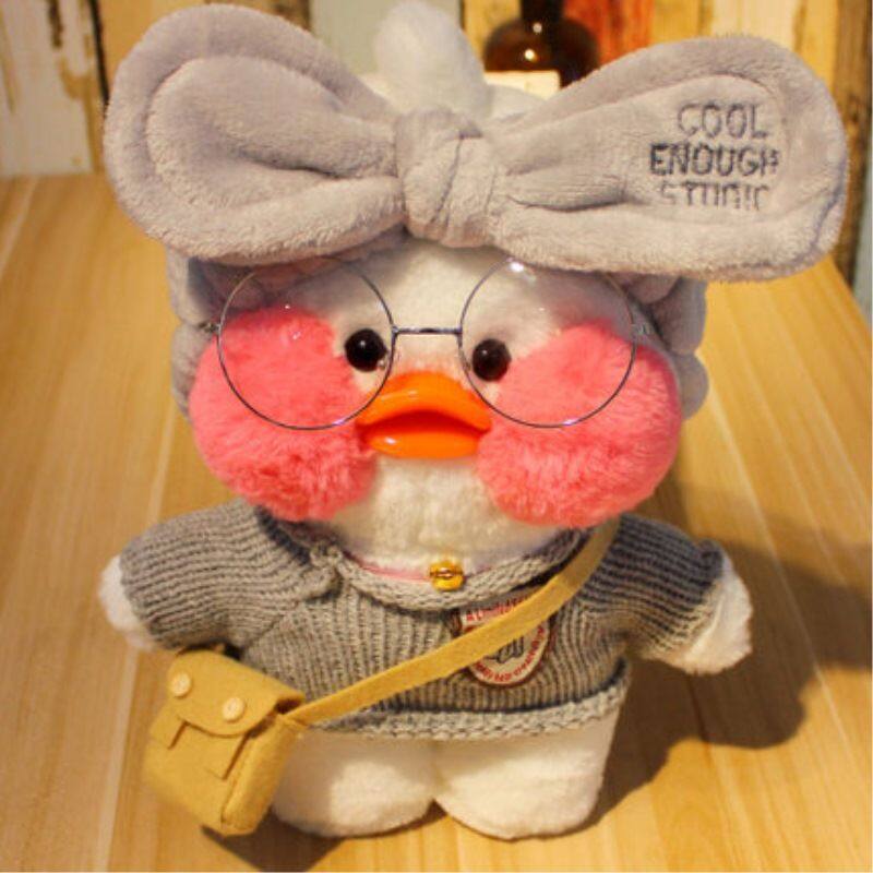 duck with glasses plush