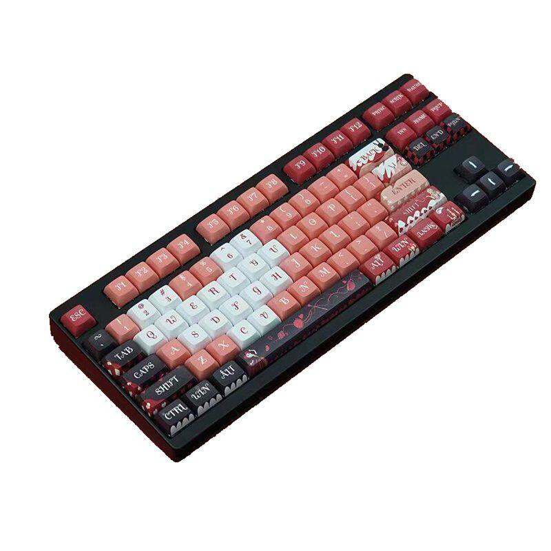 Alice v2 keycap 132 keys xda profile pbt sublimation for cherry mx switch mechanical keyboard keychron/rk61/gk61/anne pro 2