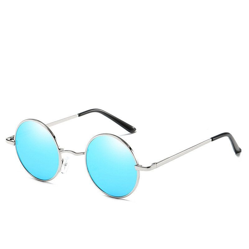Retro Classic Vintage Round Polarized Sunglasses Men Sunglasses Women Metal Frame Sunglasses UV400 Anti-glare Glasses
