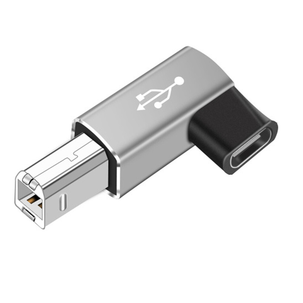USB Type C Female to USB B Male Adapter for Scanner Printer Converter USB C Data Transfer Adapter for MIDI Controller Keyboard