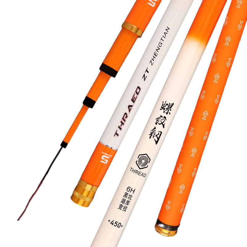 DEUKIO Carbon Fishing Rod Hand Bar Ultra Light and Ultra Hard 6H Fishing Rod High Carbon Long Section Fishing Rod