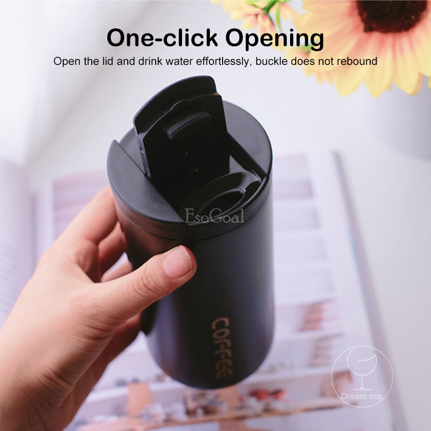 EsoGoal 550ML bình giữ nhiệt Thermos Cup Stainless Steel Office Cup Coffee Cup Thermos Bottle Leak Proof Travel Gift Cup...